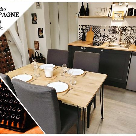 Apartamento Studio Champagne Reims Exterior foto