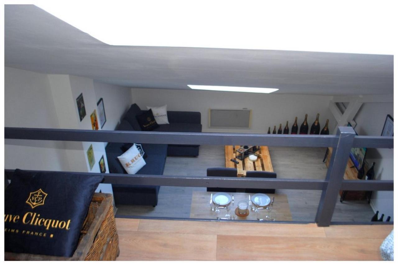 Apartamento Studio Champagne Reims Exterior foto