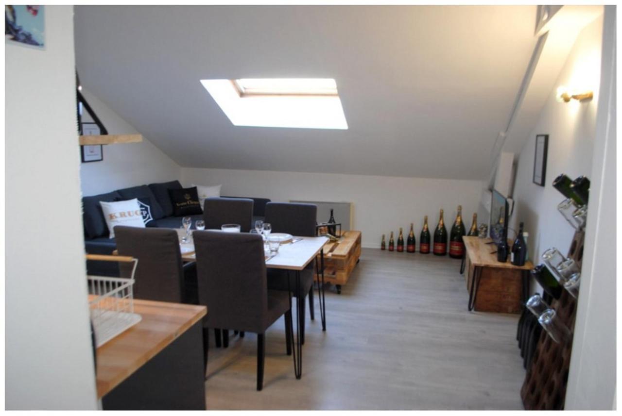 Apartamento Studio Champagne Reims Exterior foto
