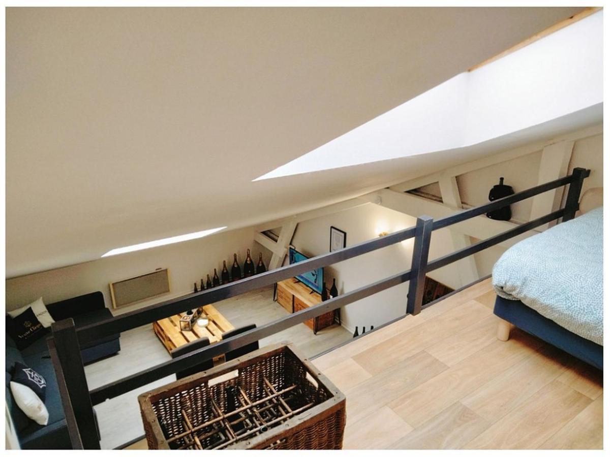 Apartamento Studio Champagne Reims Exterior foto