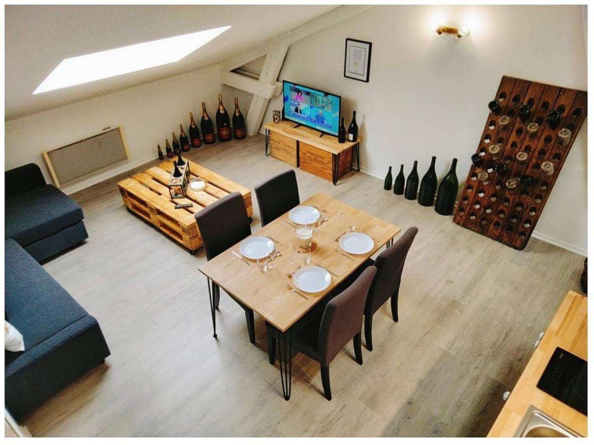 Apartamento Studio Champagne Reims Exterior foto