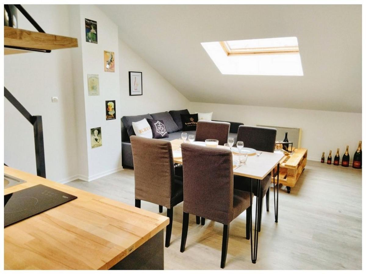 Apartamento Studio Champagne Reims Exterior foto