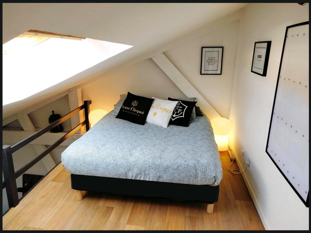 Apartamento Studio Champagne Reims Exterior foto